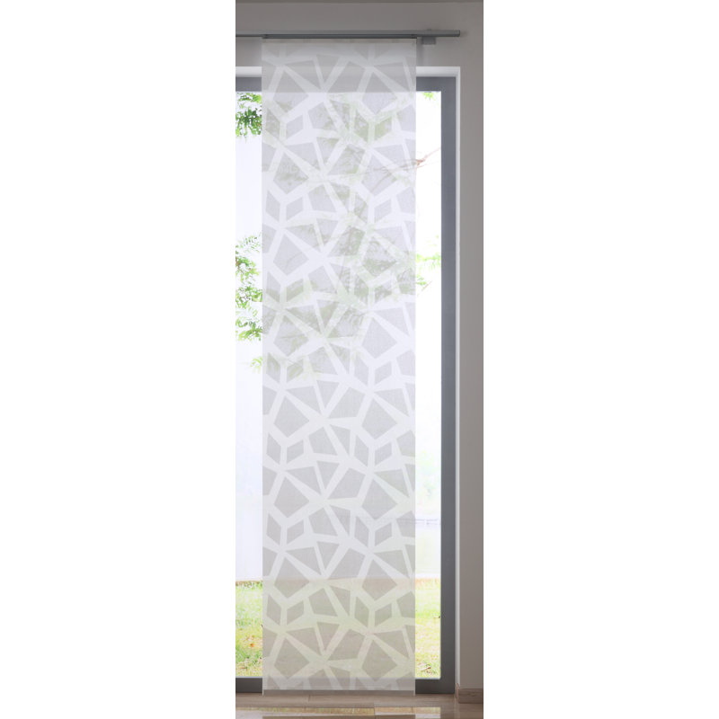 My Deco Schiebegardine Space mit Paneelwagen (1 Stück), halbtransparent